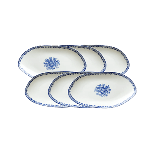 Luzerne Oval Blue Plate