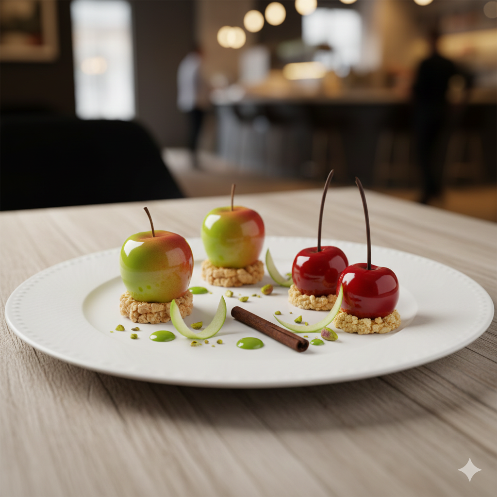 Khuôn bánh silicone trái đào/ cherry Paderno/ Sambonet