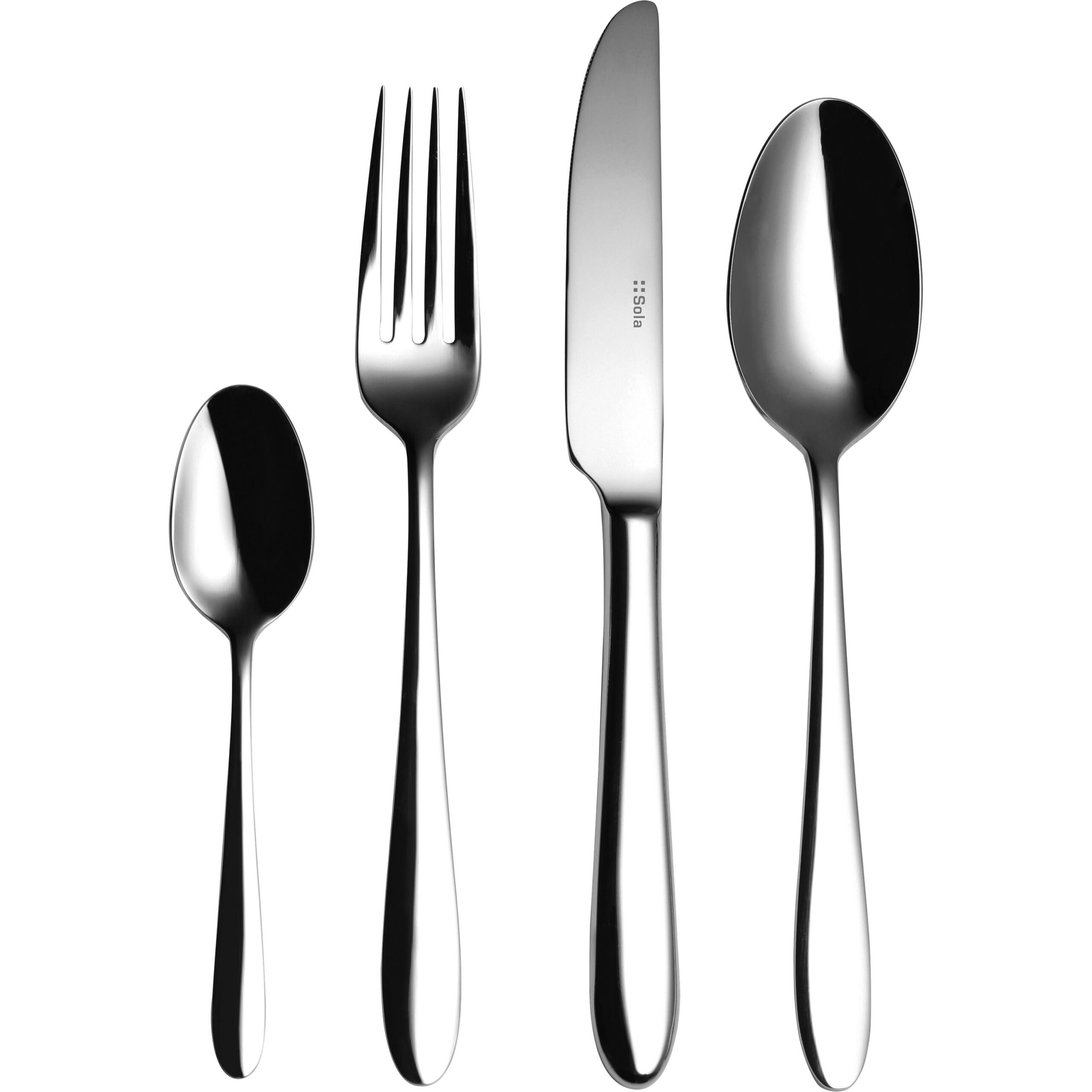 Full Cutlery Set 6pcs Dao Muỗng Nĩa SOLA TURIN
